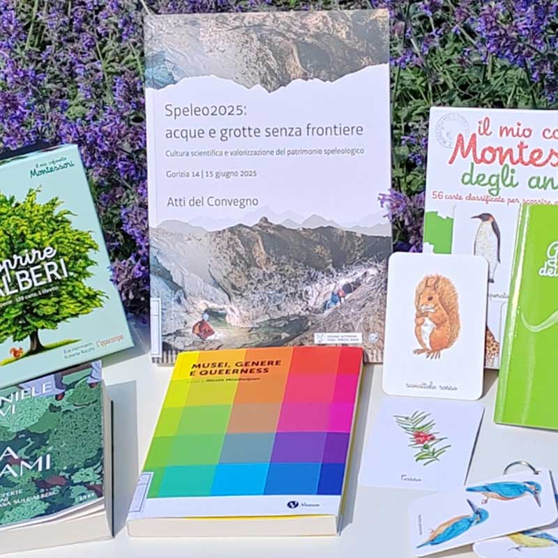 Foto dei nuovi libri della biblioteca