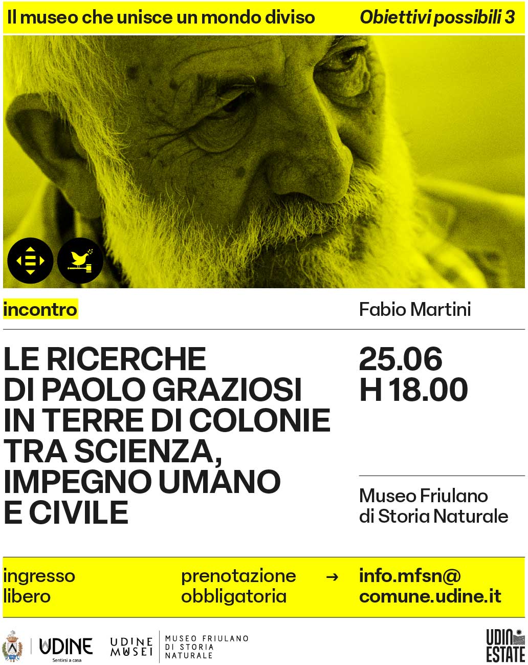Locandina dell'evento LE RICERCHE DI PAOLO GRAZIOSI