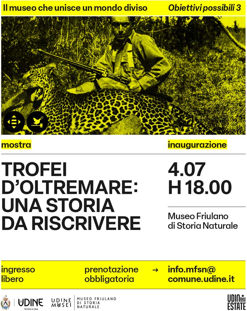 Flyer dell'inaugurazione della mostra