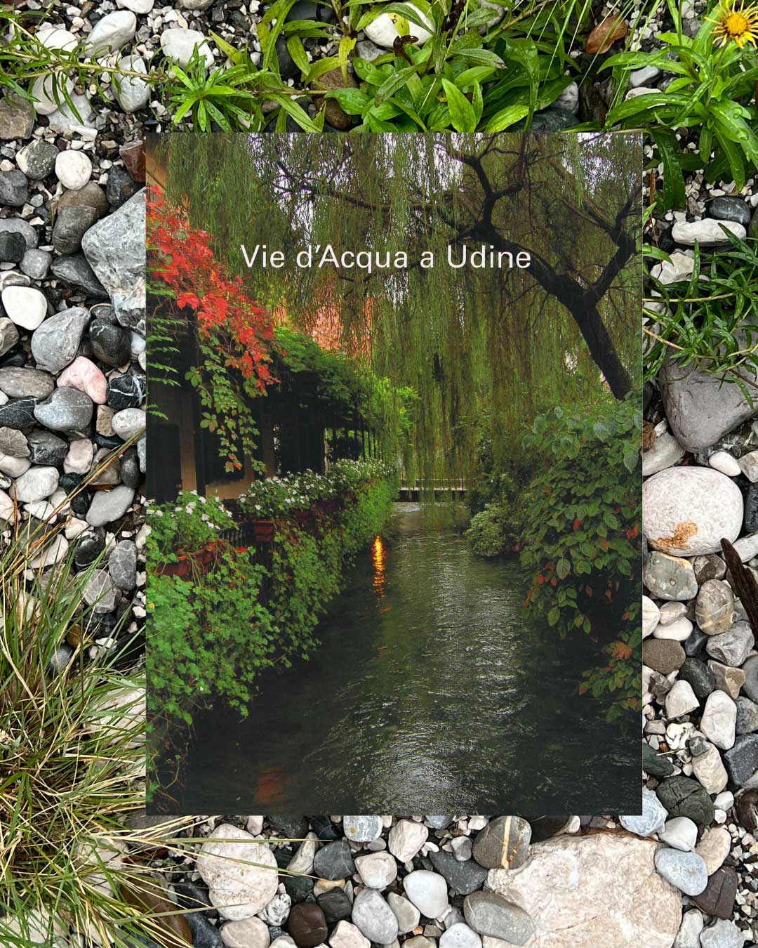 Copertina del volume "Vie d'acqua a Udine"