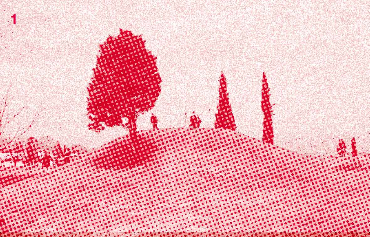 Sant’Osvaldo: il tumulo funerario prima dello scavo (Laboratorio di Protostoria, Università di Udine)