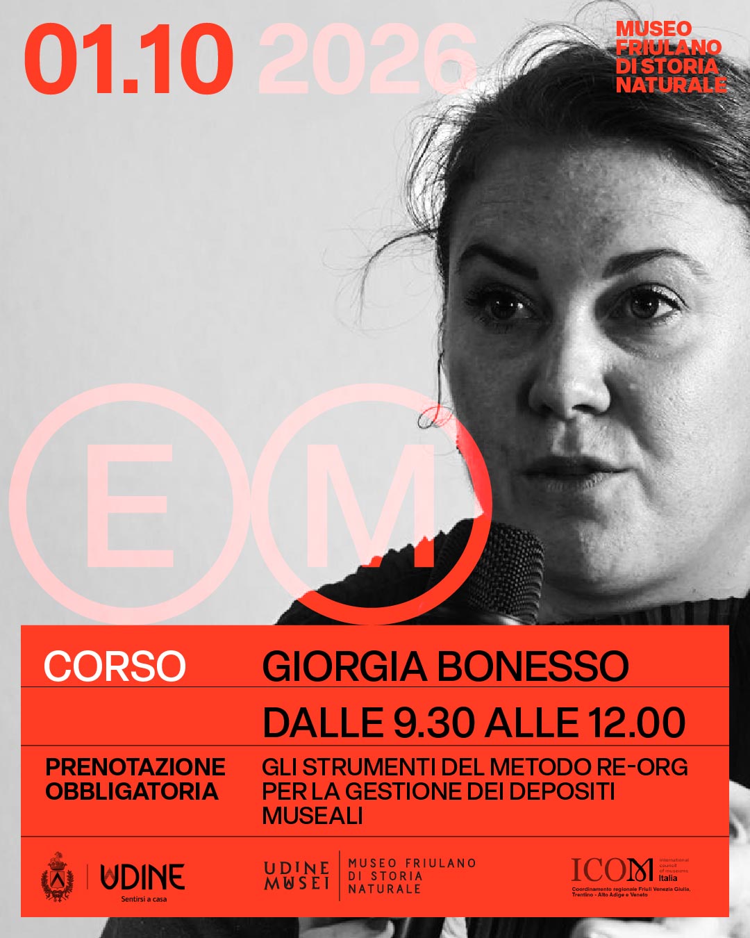 Flyer di presentazione Giorgia Bonesso