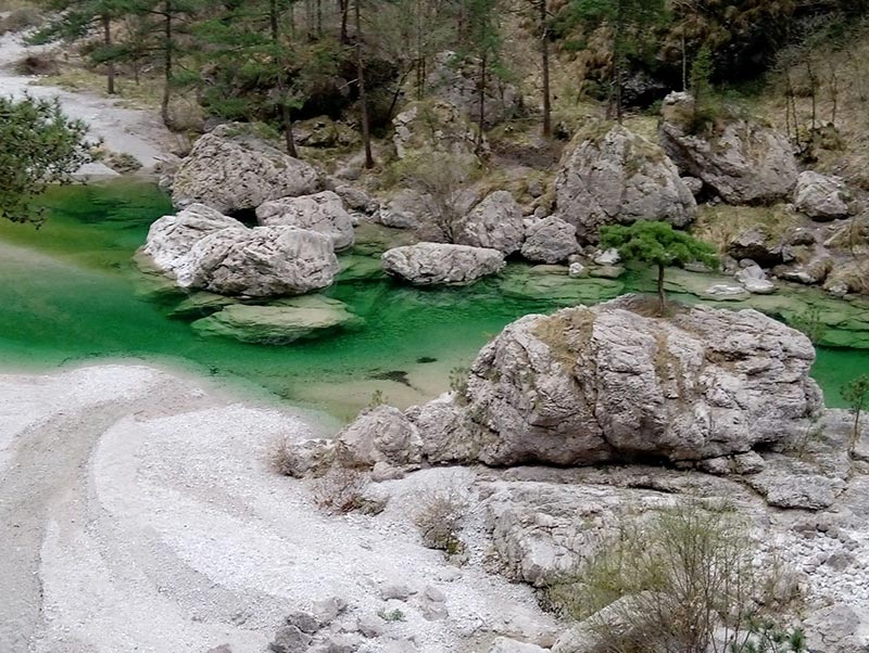 Pozze Smeraldine. Foto Antonio Cossutta