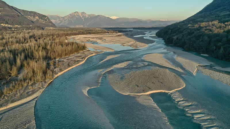 Fiume Tagliamento. Foto Ivo Pecile
