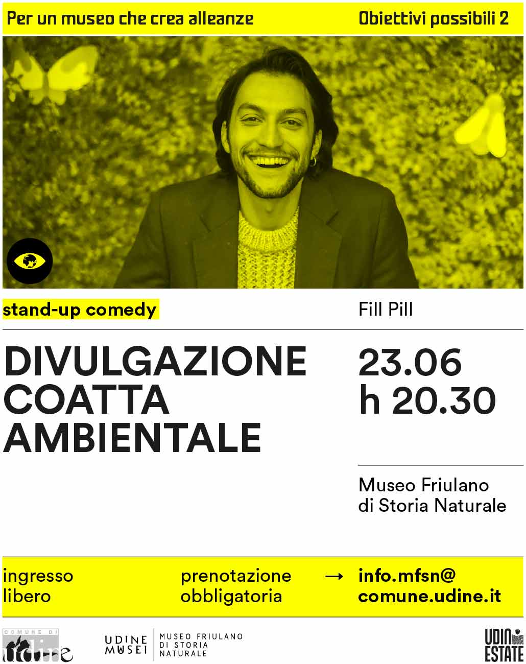 Divulgazione coatta ambientale - 23.06 ore 20.30 - Museo Friulano di Storia Naturale